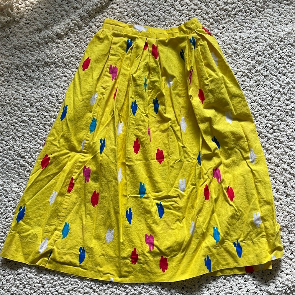 🎨 Vintage Cotton Colorful Skirt 🎨